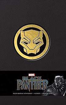 marvels black panther hardcover ruled journal 1st edition insight s 1683833155