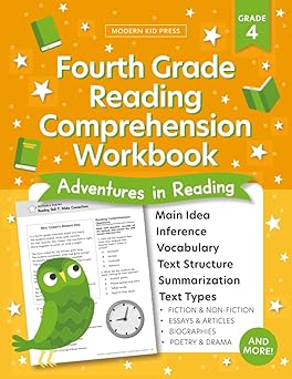 fourth grade reading comprehension workbook build essential grade 4 reading skills through engaging