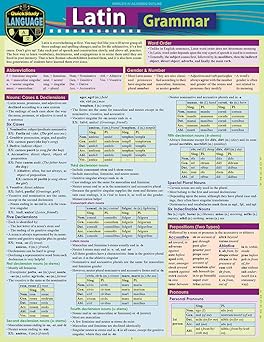 latin grammar a quickstudy laminated reference guide 1st edition liliane arnet ,mary h eagan 1423251563,