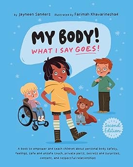 my body what i say goes teach children about body safety safe and unsafe touch private parts consent respect