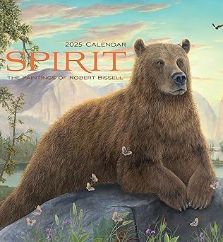 spirit the paintings of robert bissell 2025 wall calendar 1st edition robert bissell ,pomegranate 1087509211,