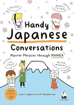 handy japanese conversations master phrases through manga 1st edition tanaka 4874249752, 978-4874249758