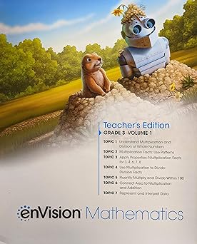 envision mathematics 2020 national   grade 3 volume 1 c 2020 9780134953885 0134953886 1st edition inc pearson