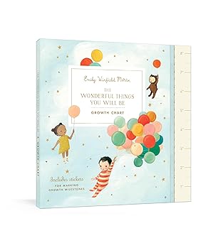 the wonderful things you will be growth chart includes stickers for marking growth milestones 1st edition