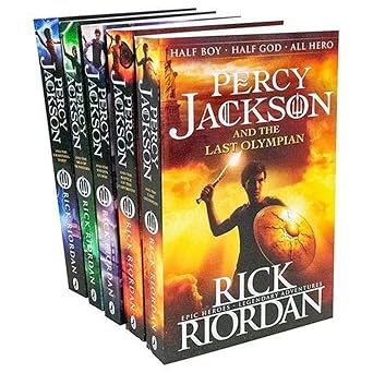 percy jackson the ultimate collection 5 books set epic heroes legendary adventures by rick riordan 1st