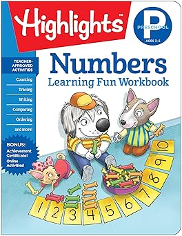 preschool numbers 1st edition highlights learning 1684372801, 978-1684372805