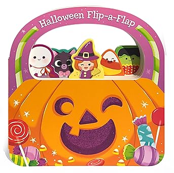 happy halloween flip a flap lift a flap board book 1st edition rosa vonfeder ,cottage door press ,pamela