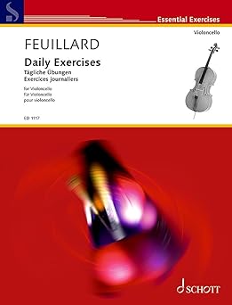 feuillard daily exercises for violoncello essential cello technique sheet music arpeggios scales trills