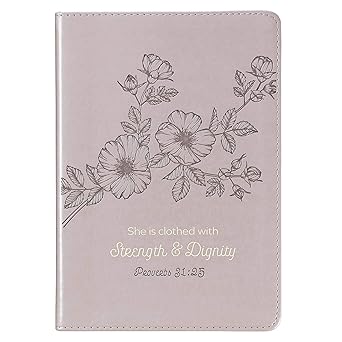 christian art gifts classic journal strength and dignity proverbs 31 woman bible verse inspirational