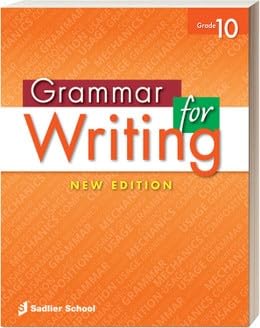 grammar for writing new   level orange grade 10 1st edition sadlier 1421773600, 978-1421773605