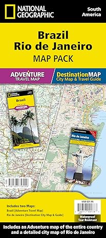 Brazil Rio De Janeiro Map Pack Bundle