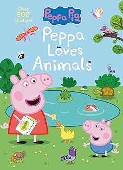 peppa loves animals 1st edition golden books 0593483774, 978-0593483770