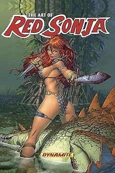 art of red sonja 1st edition chris lawrence ,alex ross ,frank cho ,adam hughes ,jim lee ,michael turner