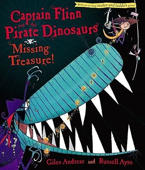 captain flinn and the pirate dinosaurs missing treasure 1st edition giles andreae ,russell ayto 1416967451,