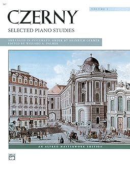 czerny selected piano studies vol 1 1st edition carl czerny ,heinrich germer ,willard a palmer 0739015974,