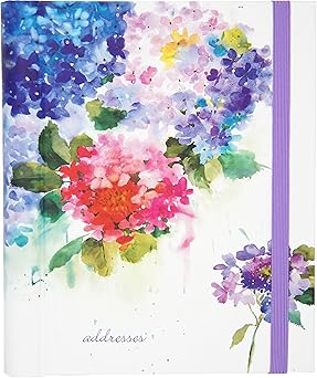 hydrangeas large address book 1st edition peter pauper press 1441320202, 978-1441320209