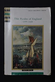 this realm of england 1399 1688 1st edition lacey baldwin smith 0618001026, 978-0618001026