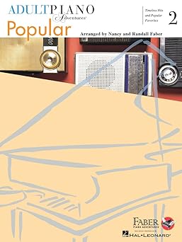 adult piano adventures popular book 2 piano sheet music songbook for adults 27 easy arrangements from