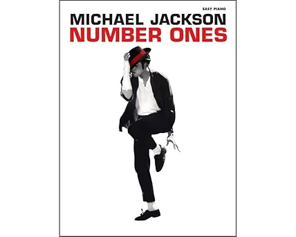 michael jackson number ones easy piano songbook pop and rock sheet music book with 18 songs easy piano