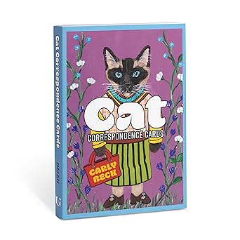 cat correspondence cards a cat postcards book 1st edition carly beck 1454947721, 978-1454947721