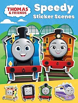 thomas and friends speedy sticker scenes with loads of stickers and scenes for young fans of the show 1st