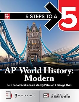 5 steps to a 5 ap world history 2026 practice ap tests + ap content review + digital exams 1st edition mcgraw