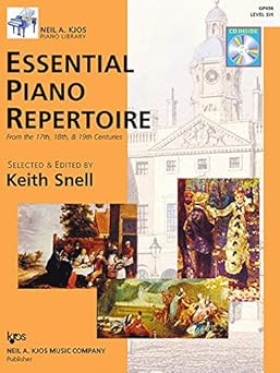 gp456 essential piano repertoire of the 17th 18th and 19th centuries level 6 1st edition keith snell
