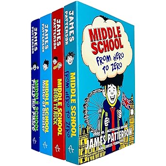 middle school series books 10 13 collection set by james patterson 1st edition james patterson 1529120357,
