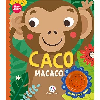 livro sonoro com 1 botao caco macaco 1st edition cultural 6526102468, 978-6526102466