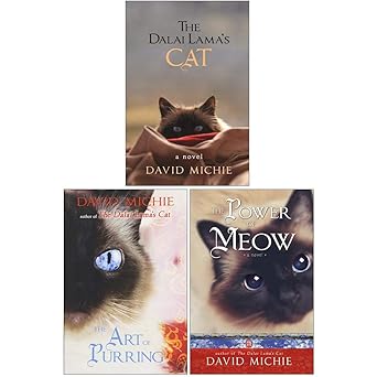 David Michie The Dalai Lamas Cat 3 Books Bundle Collection