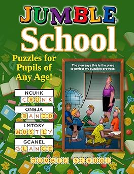 jumblea school puzzles for pupils of all ages 1st edition tribune content agency llc 1637273282,