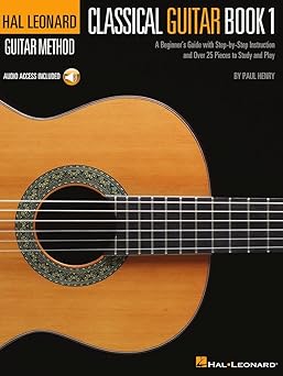 hal leonard classical guitar method book 1a beginnera s guide with online audio learn classical guitar