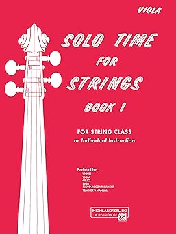 solo time for strings book 1 viola 1st edition forest etling 0739026798, 978-0739026793