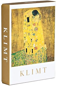 teneues notecard box the kiss gustav klimt 20 full color notecards with envelopes subtle gold accents 5 each