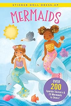 mermaids sticker doll dress up book 1st edition peter pauper press ,morgan huff 1441342184, 978-1441342188