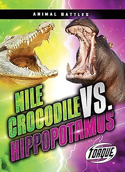 nile crocodile vs hippopotamus 1st edition kieran downs 1648344968, 978-1648344961
