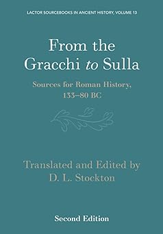 from the gracchi to sulla 1st edition d l stockton 1009383051, 978-1009383059