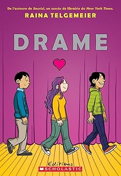 drame 1st edition raina telgemeier 1443125229, 978-1443125222
