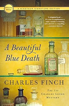 a beautiful blue death the first charles lenox mystery 1st edition charles finch 1250161649, 978-1250161642