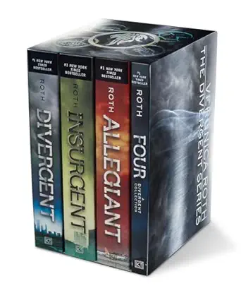 divergent series four book paperback box set divergent insurgent allegiant four 1st edition veronica roth
