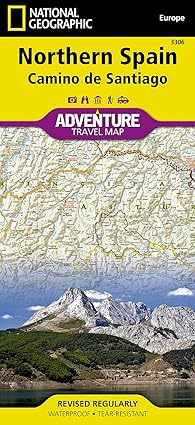 northern spain camino de santiago map 1st edition national geographic maps adventure 1566955386