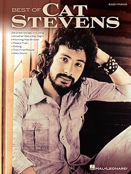 best of cat stevens easy piano songbook for beginners hal leonard sheet music collection pop rock music book