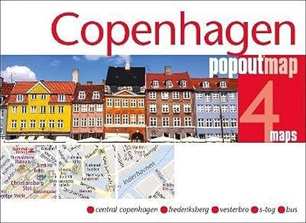 copenhagen popout map 1st edition marco polo 1914515366, 978-1914515361