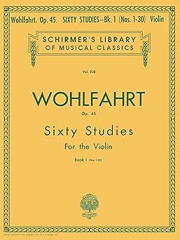 wohlfahrt op 45 sixty studies for the violin book 1 1st edition gaston blay ,franz wohlfahrt 0793525705,