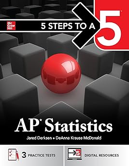 5 steps to a 5 ap statistics 2026 practice ap tests + ap content review + digital exams 1st edition jared