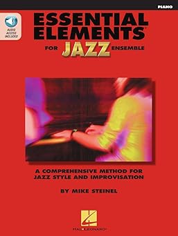 essential elements for jazz ensemble mike steinel piano sheet music songbook jazz improvisation method with