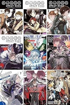 bungo stray dogs vol 1 9 by kafka asagiri collection set 1st edition kafka asagiri ,9781975303228