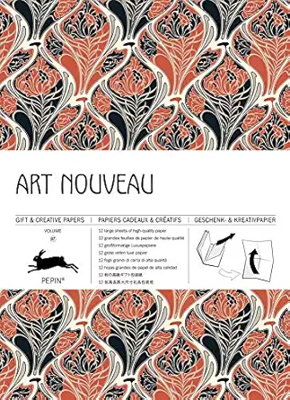 art nouveau gift and creative paper book vol 87 1st edition pepin van roojen 9460090990, 978-9460090998