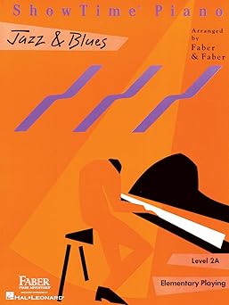 showtime piano jazz and blues level 2a beginner jazz blues piano sheet music book easy piano songbook for