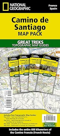 Camino De Santiago Map Map Pack Bundle Map
